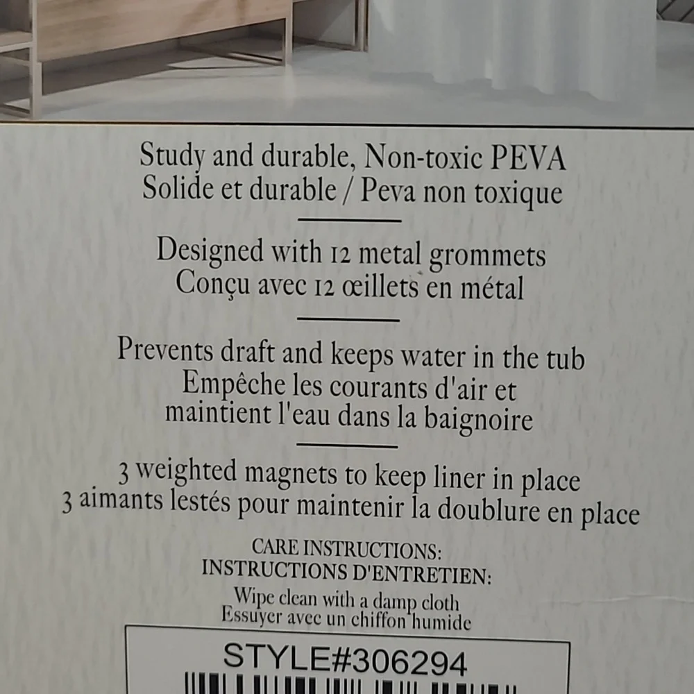 Chateau Shower Curtain Liner